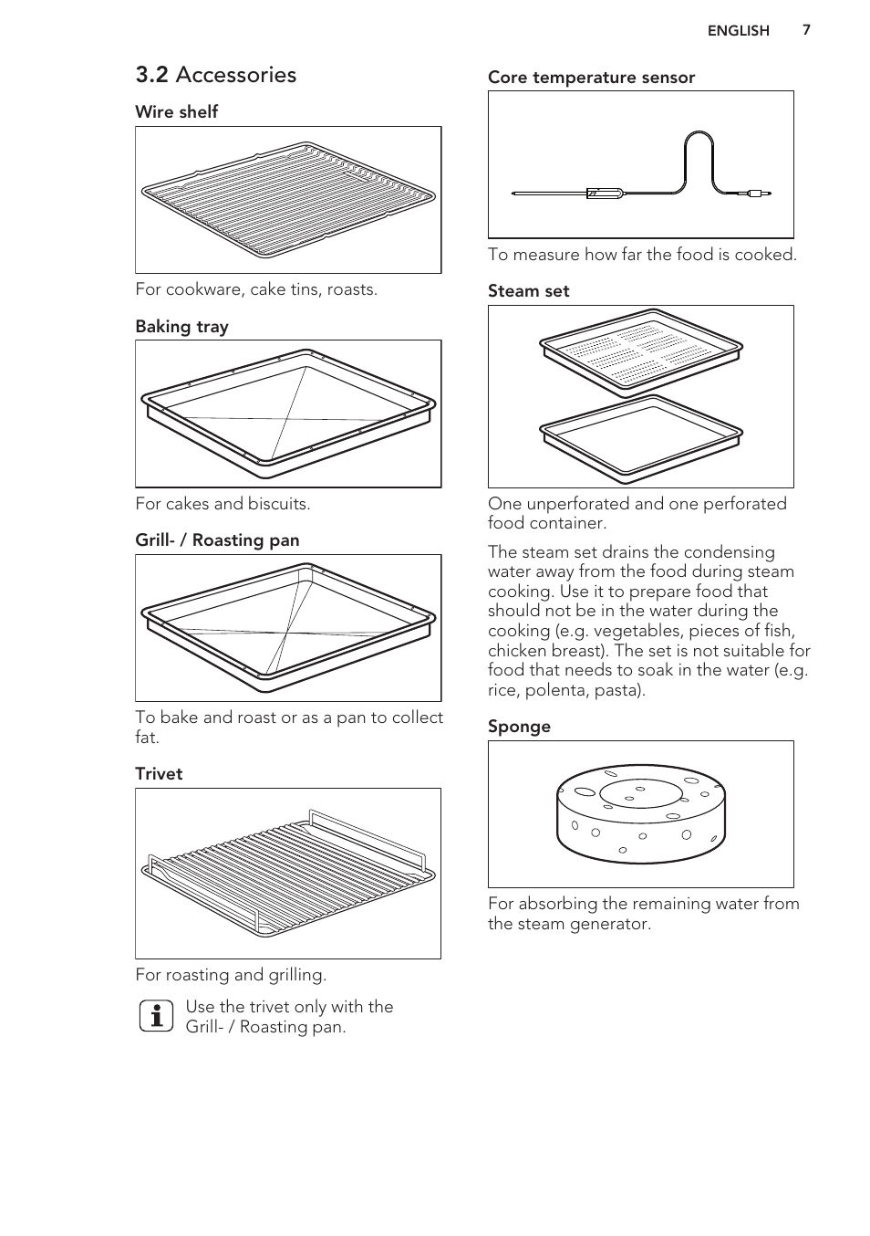2 accessories | AEG BY9314001M User Manual | Page 7 / 48