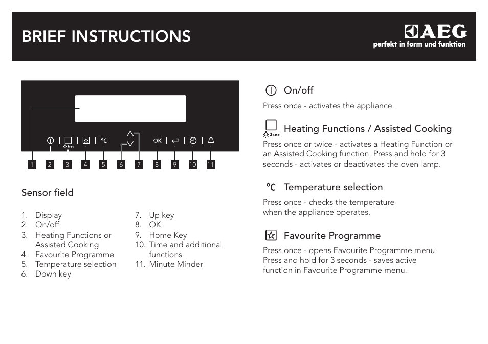 AEG KE8404001M User Manual | 4 pages