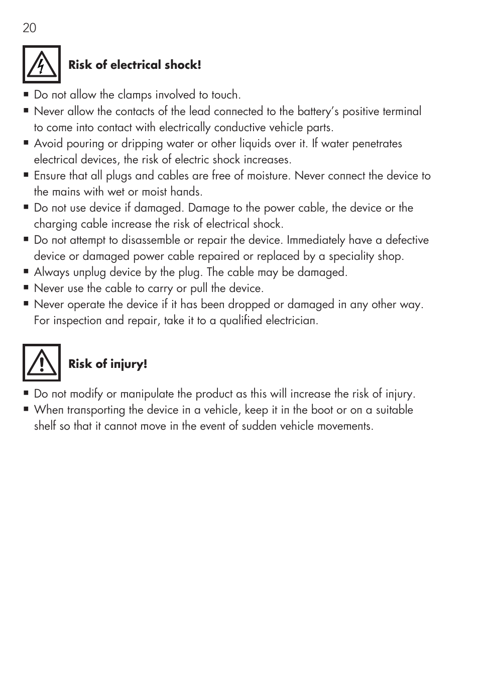 AEG Multi-Powerpack ML 12 User Manual | Page 20 / 76