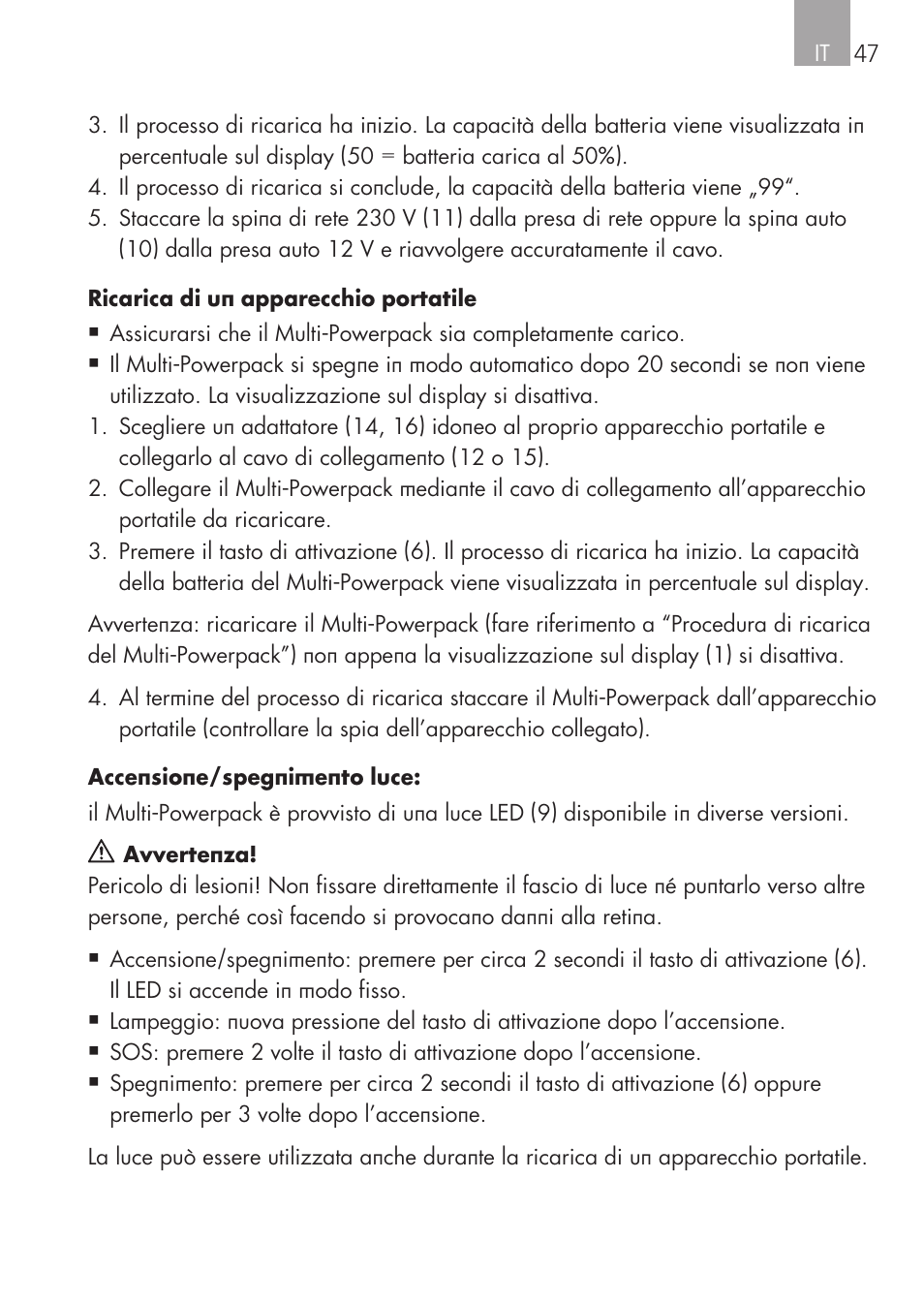 AEG Multi-Powerpack ML 12 User Manual | Page 47 / 76