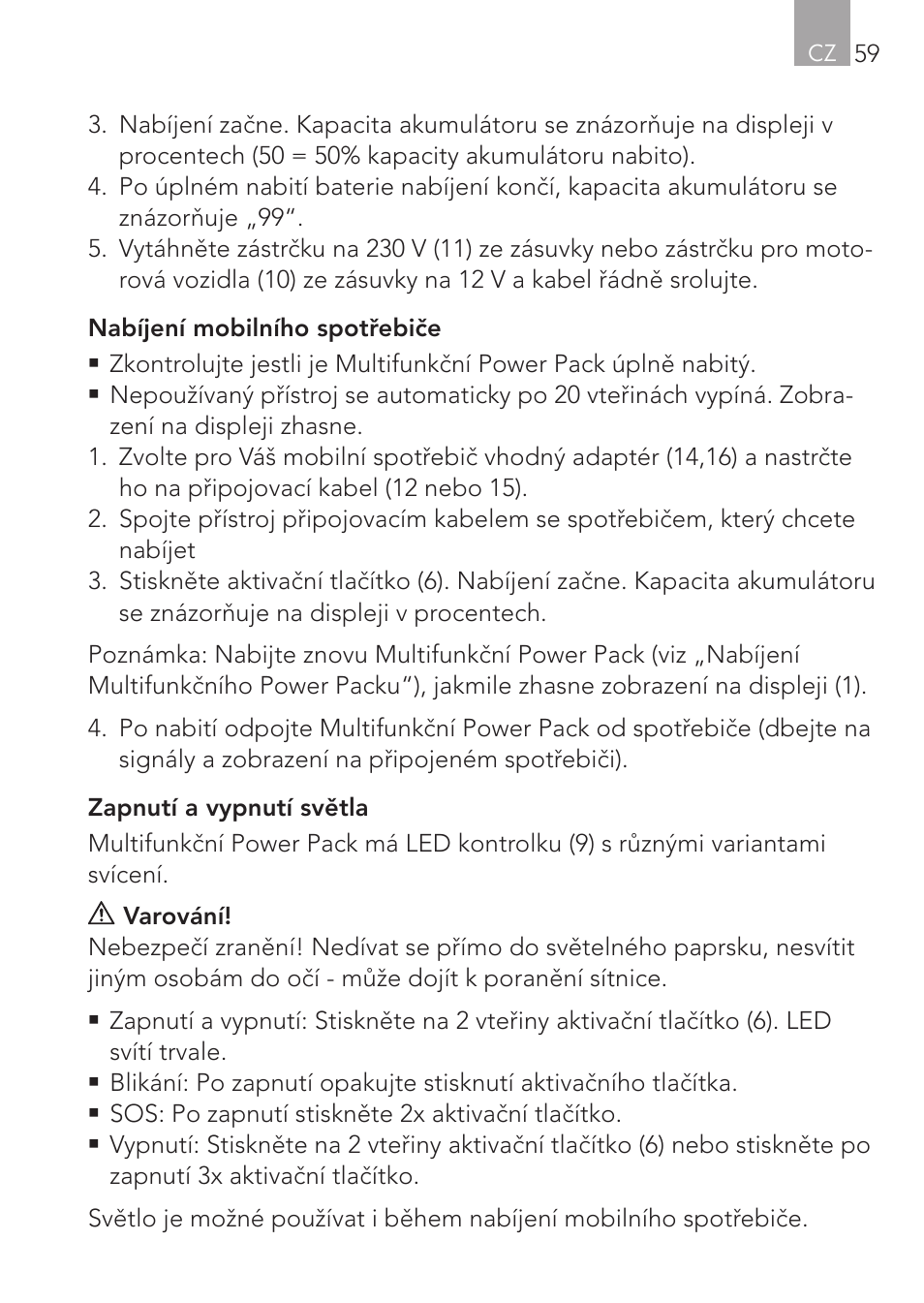 AEG Multi-Powerpack ML 12 User Manual | Page 59 / 76