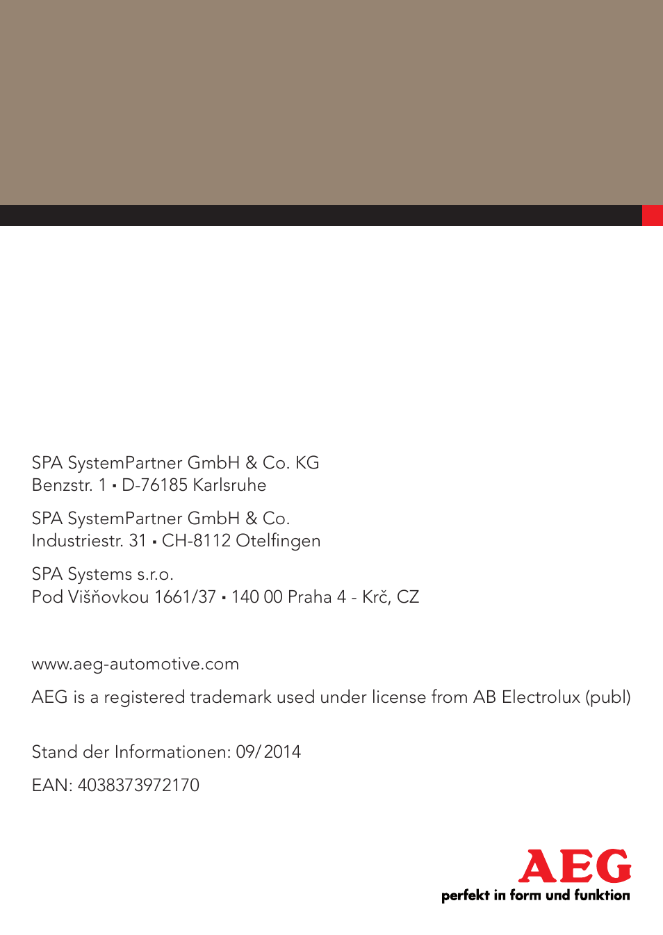 AEG Multi-Powerpack ML 12 User Manual | Page 76 / 76