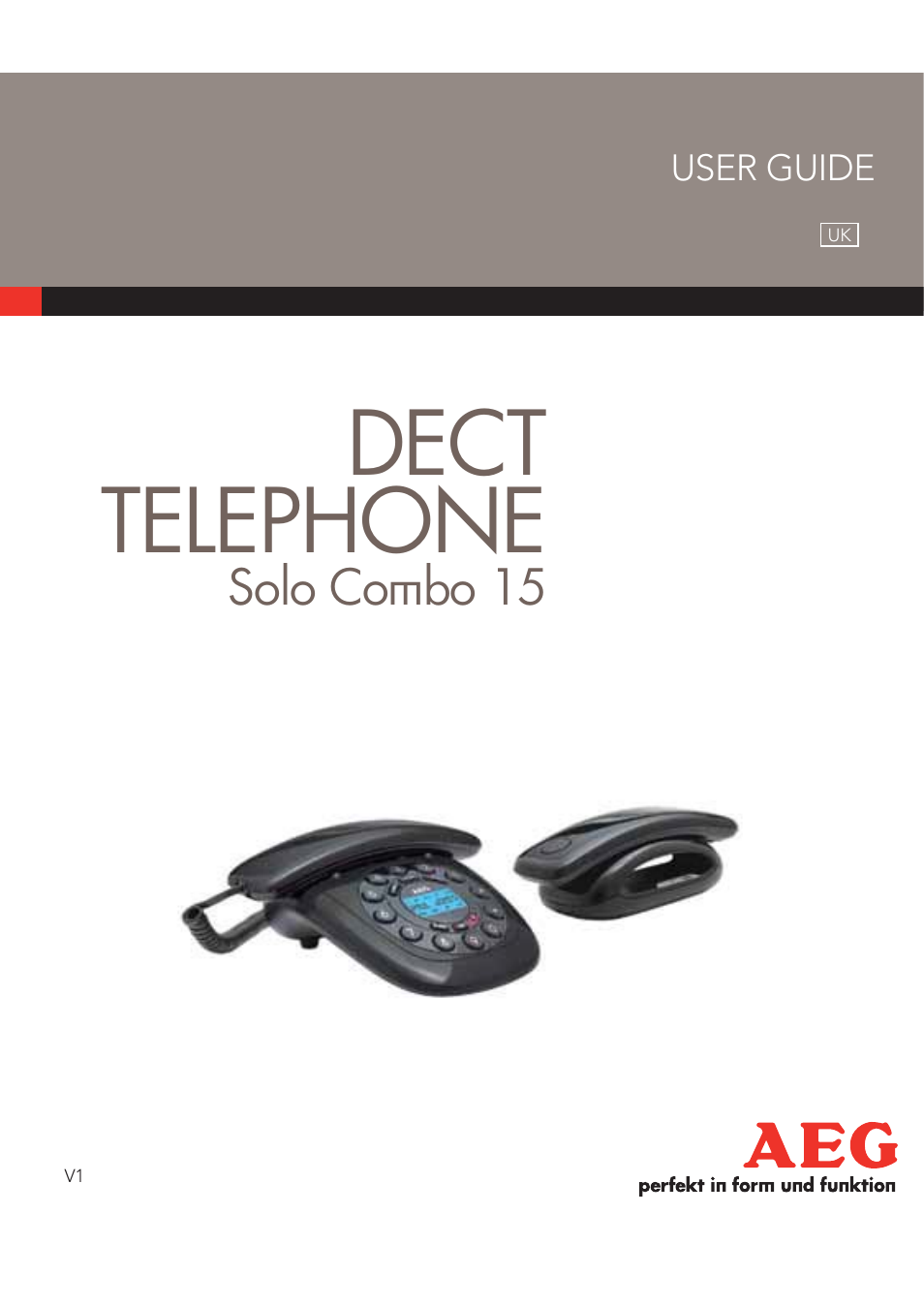 AEG Solo combo 15 User Manual | 42 pages