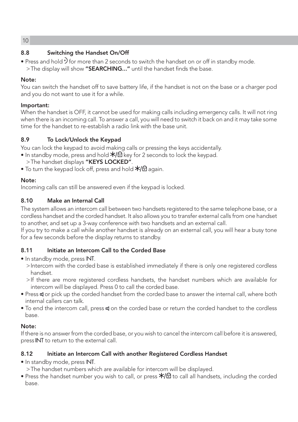 AEG Solo combo 15 User Manual | Page 12 / 42