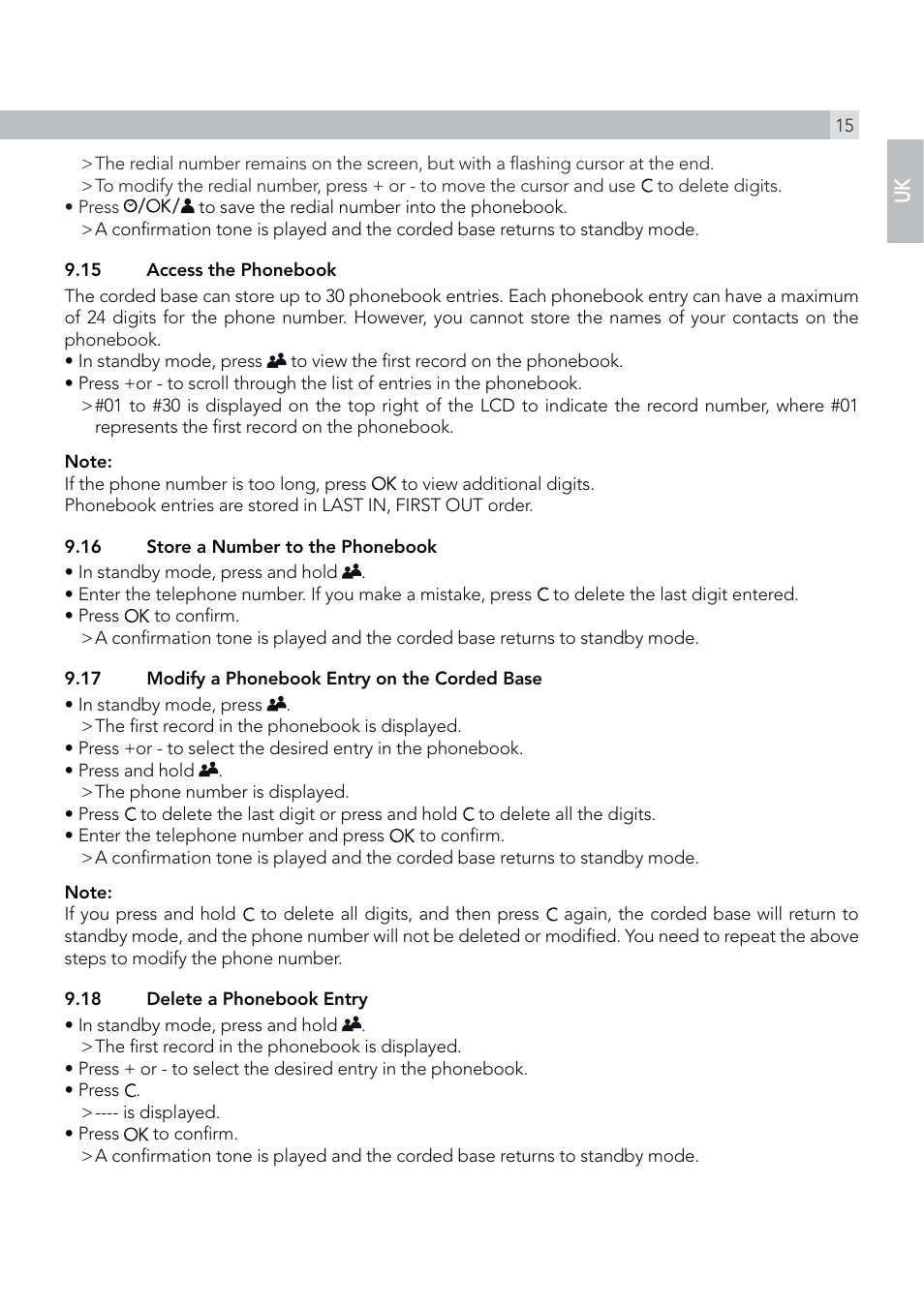 AEG Solo combo 15 User Manual | Page 17 / 42