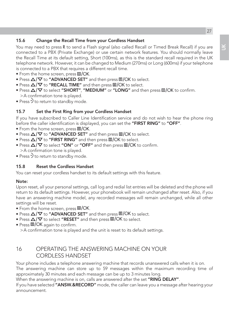 AEG Solo combo 15 User Manual | Page 29 / 42