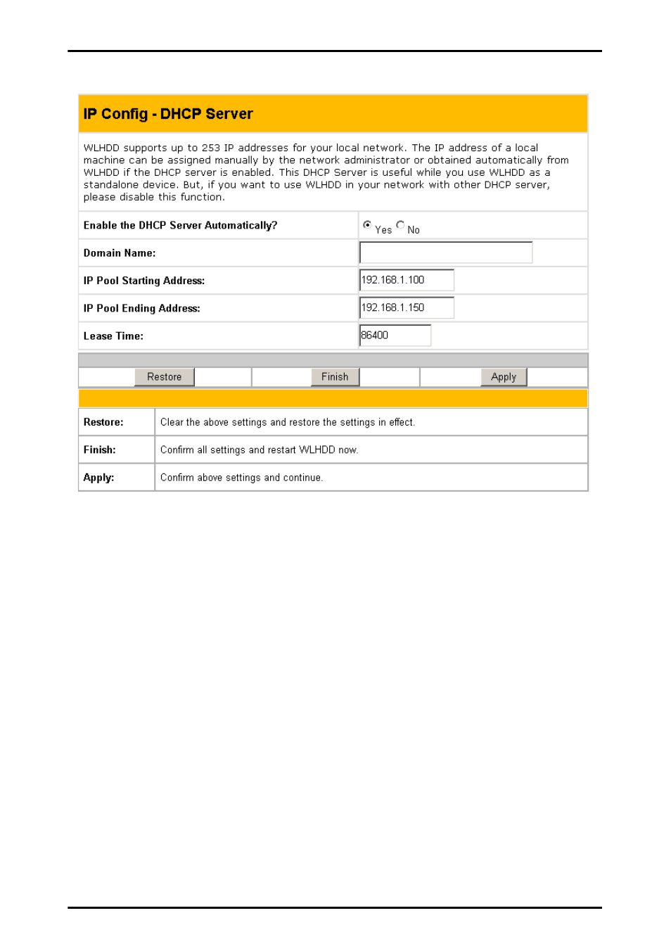 Dhcp server | Asus WL-HDD2.5 User Manual | Page 72 / 91