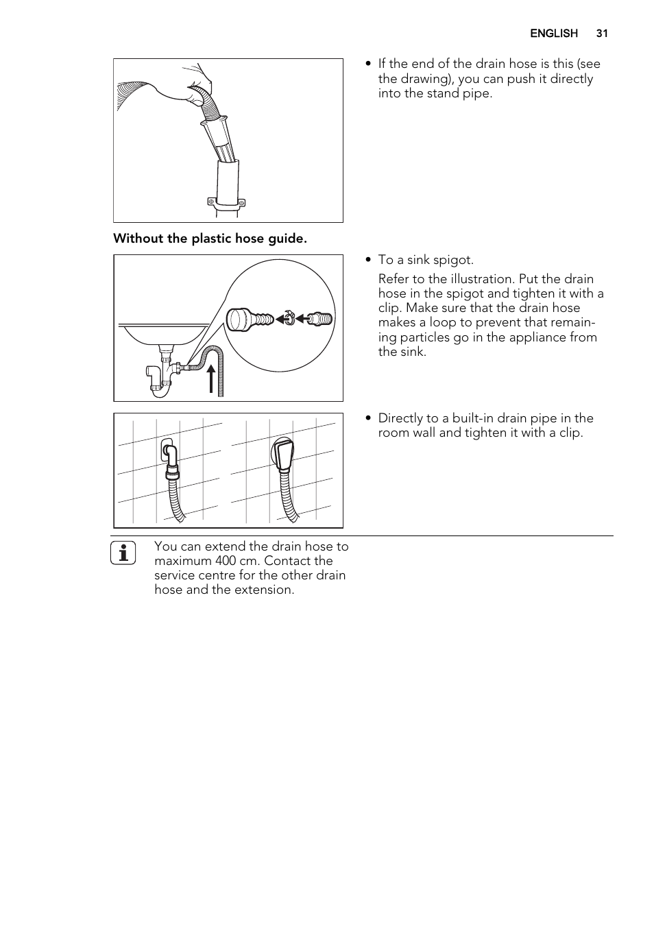 AEG L61271WDBI User Manual | Page 31 / 36