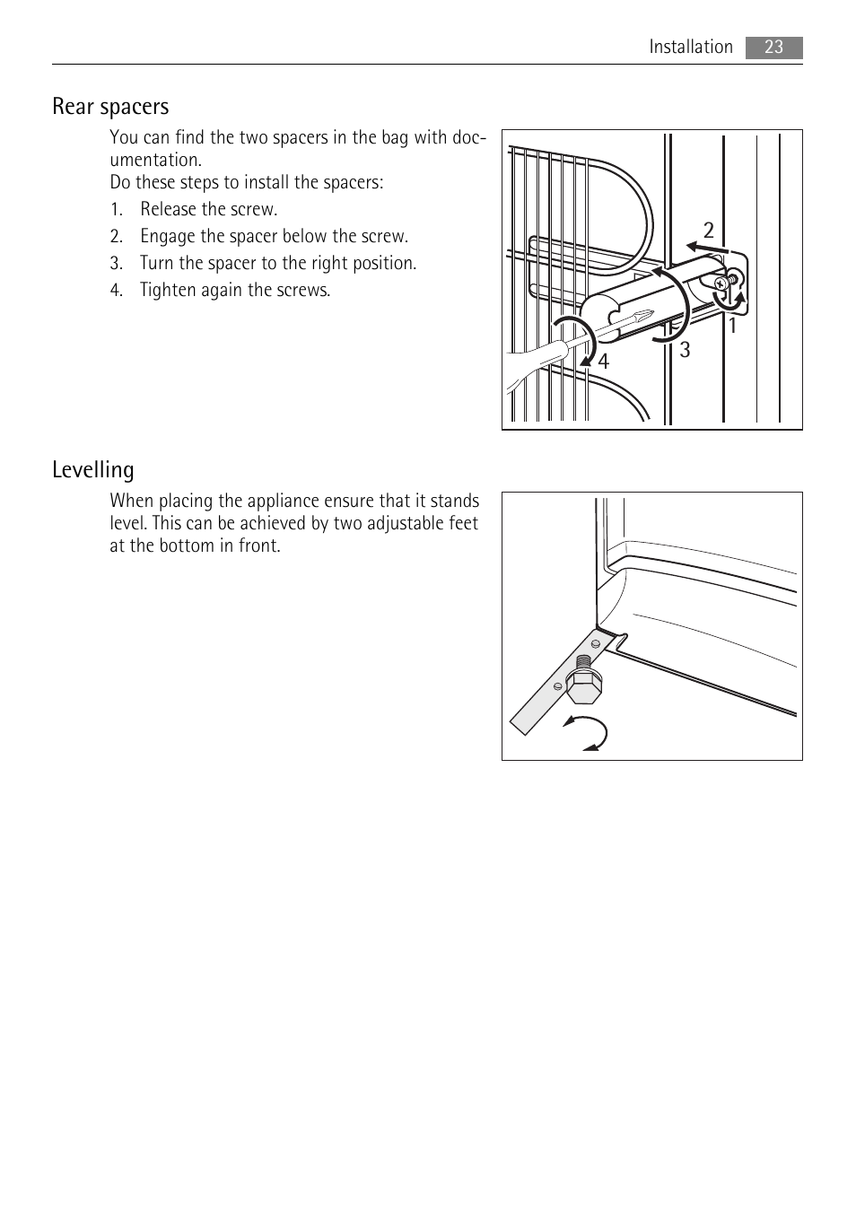 AEG S73400CTS1 User Manual | Page 23 / 28