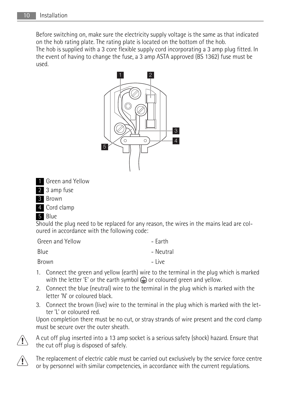 AEG HG755420UM User Manual | Page 10 / 24