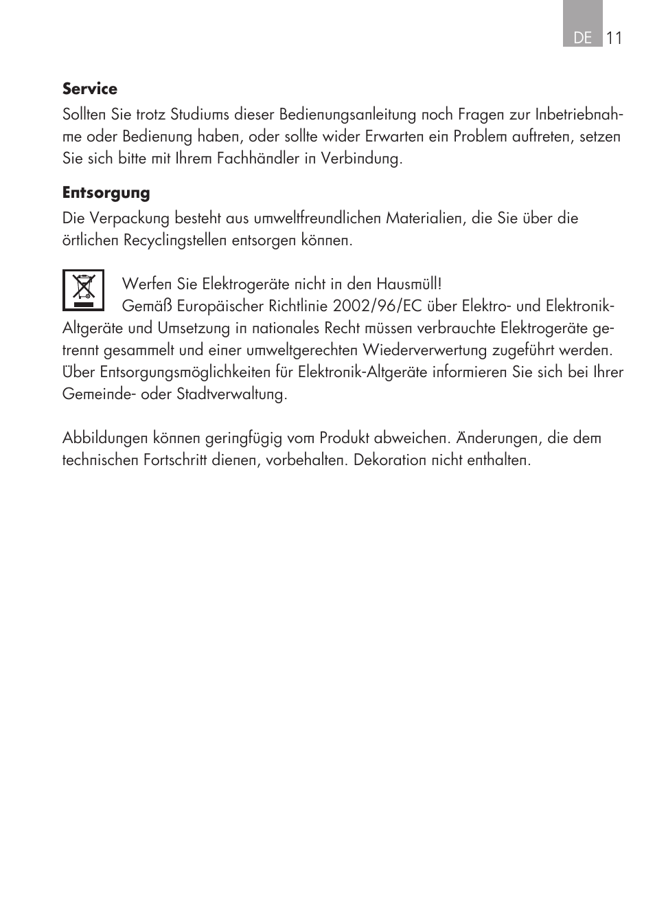 AEG Mini Fridge MS 4 User Manual | Page 11 / 56