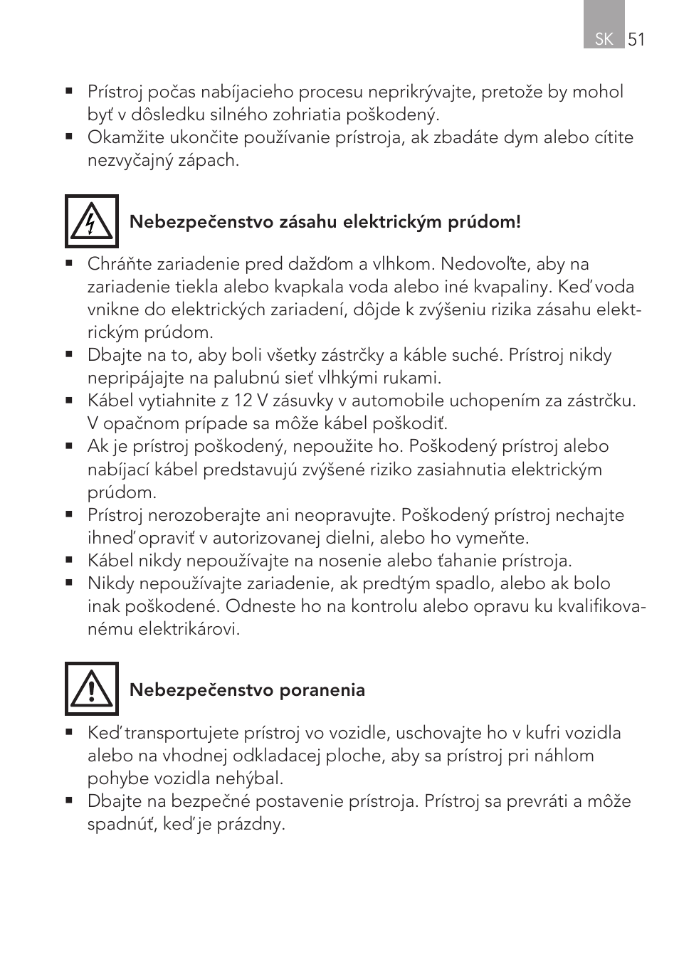 AEG Mini Fridge MS 4 User Manual | Page 51 / 56