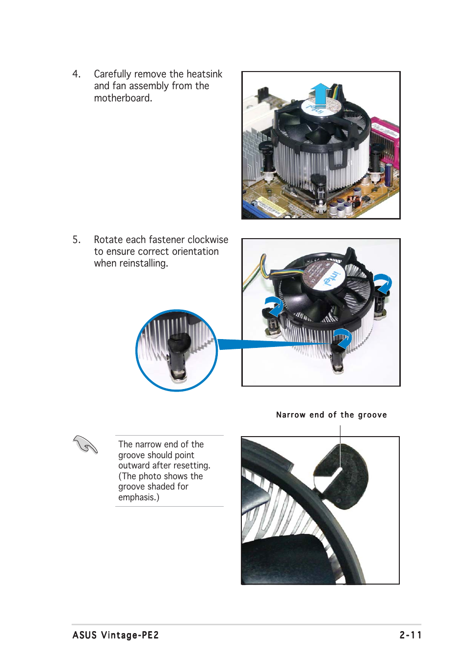 Asus Barebone System Vintage-PE2 User Manual | Page 27 / 96