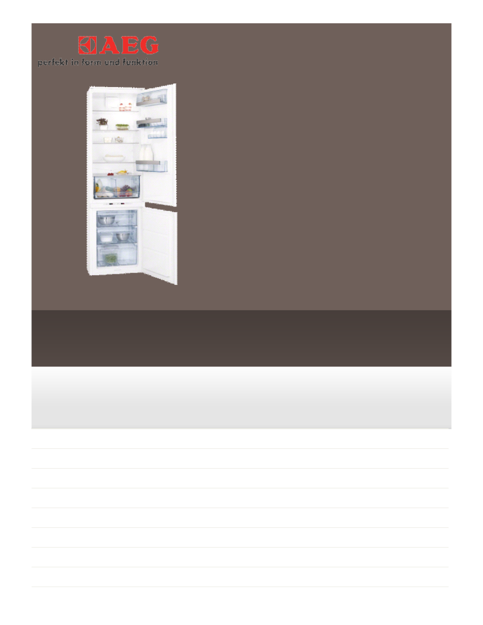 AEG SCS51810S0 User Manual | 2 pages