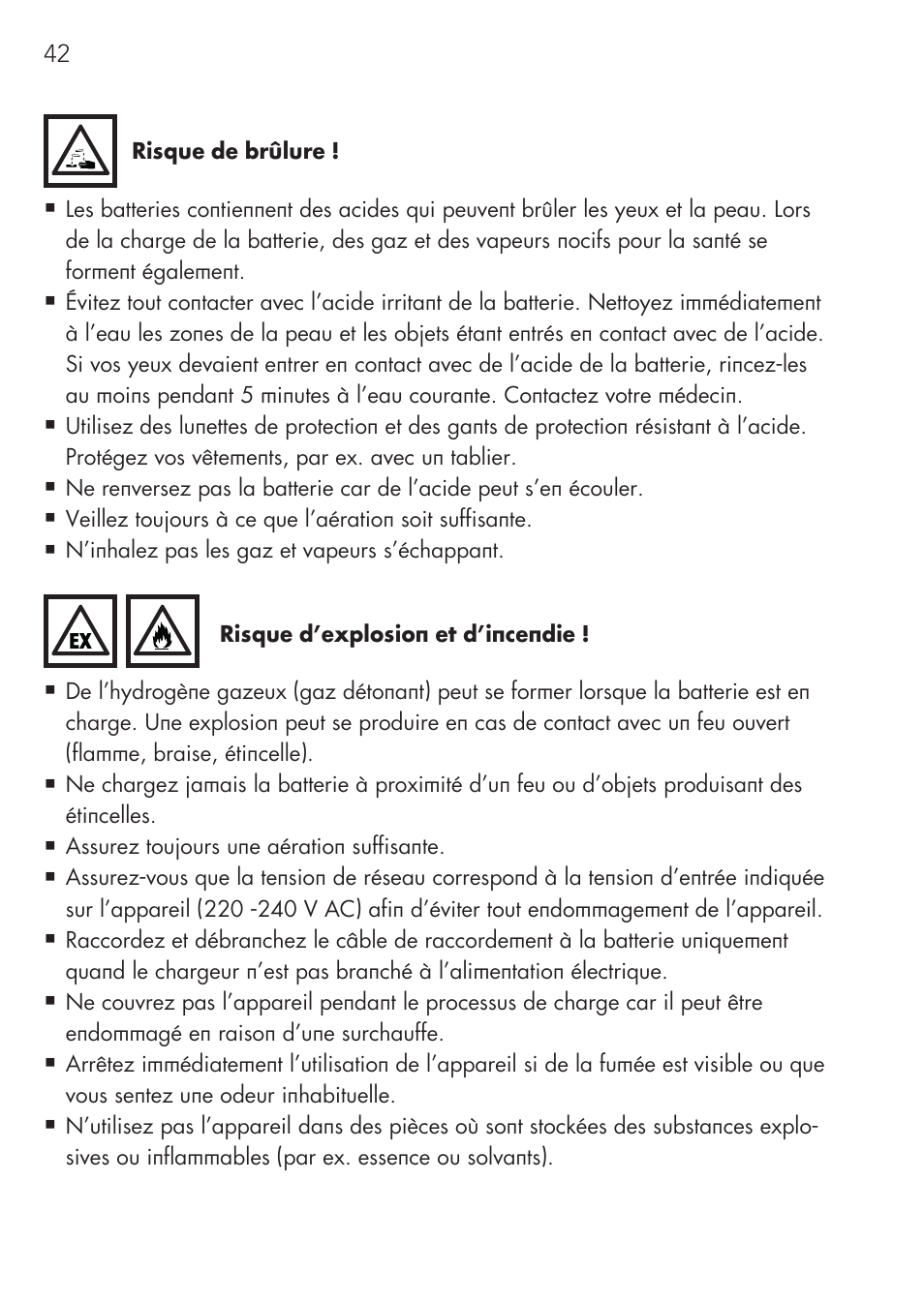 AEG Micro-Processor Charging Unit LW 60.0 User Manual | Page 42 / 112