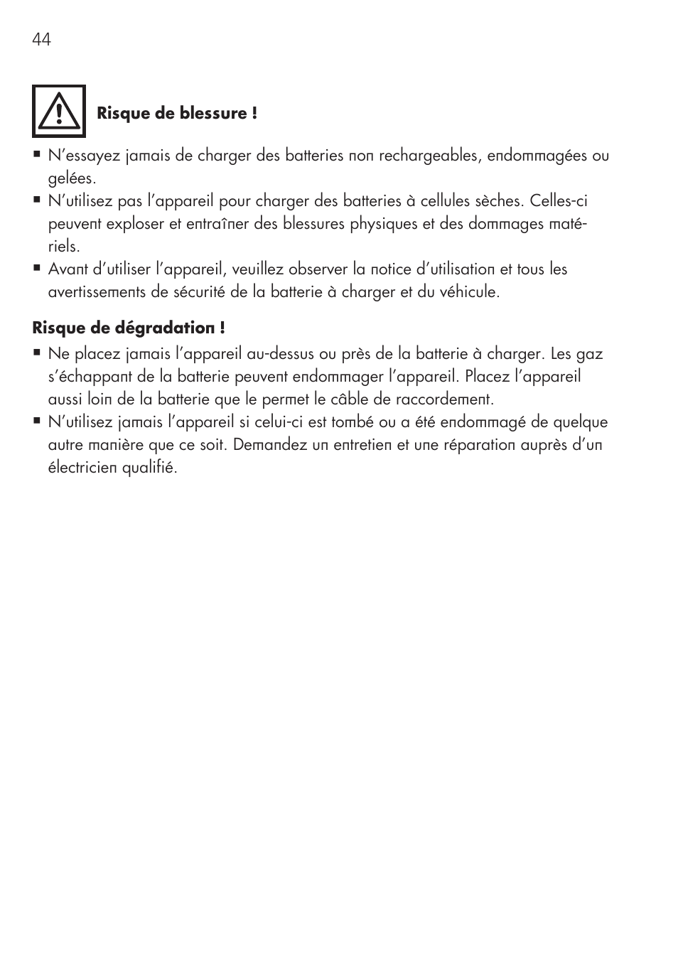 AEG Micro-Processor Charging Unit LW 60.0 User Manual | Page 44 / 112