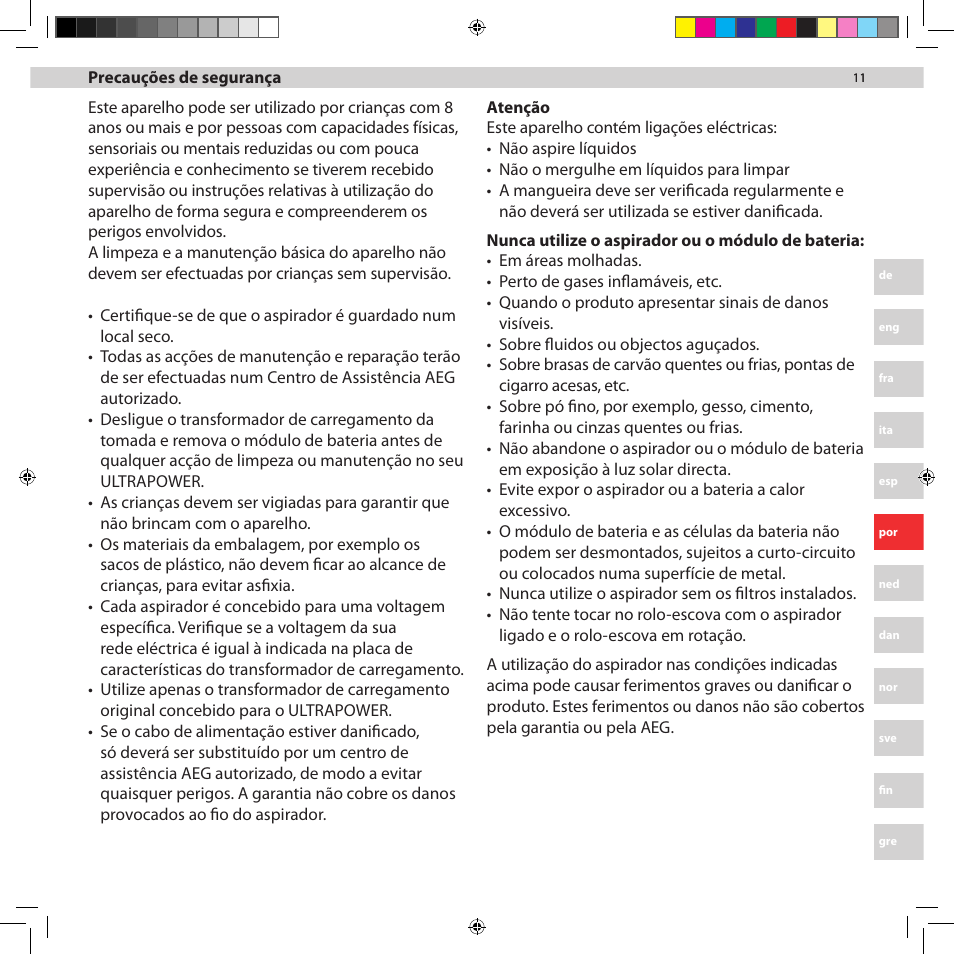 AEG AG5012CU User Manual | Page 11 / 56