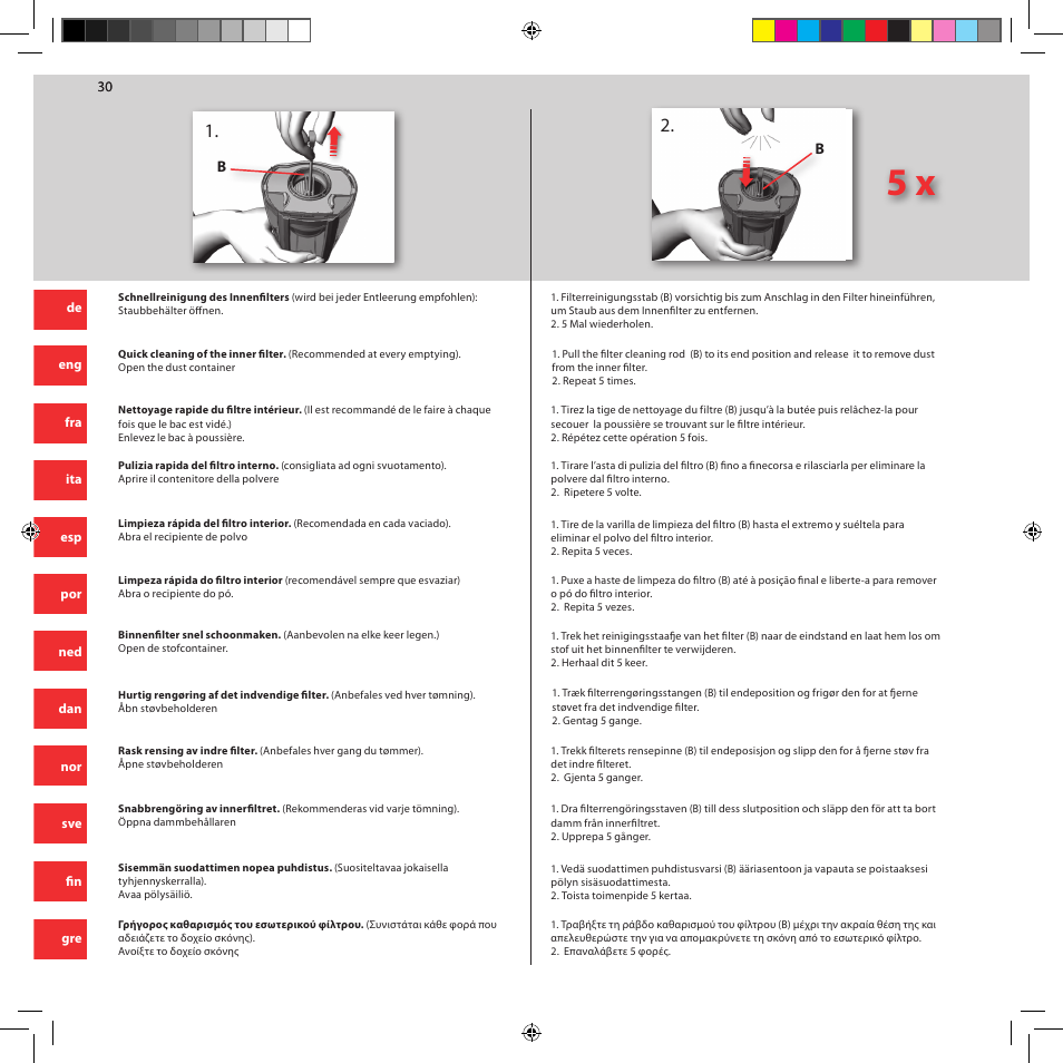 B) a) c) | AEG AG5012CU User Manual | Page 30 / 56
