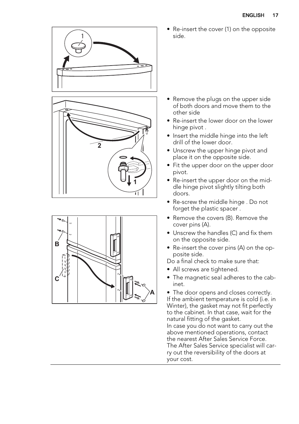 AEG S83600CMM0 User Manual | Page 17 / 24