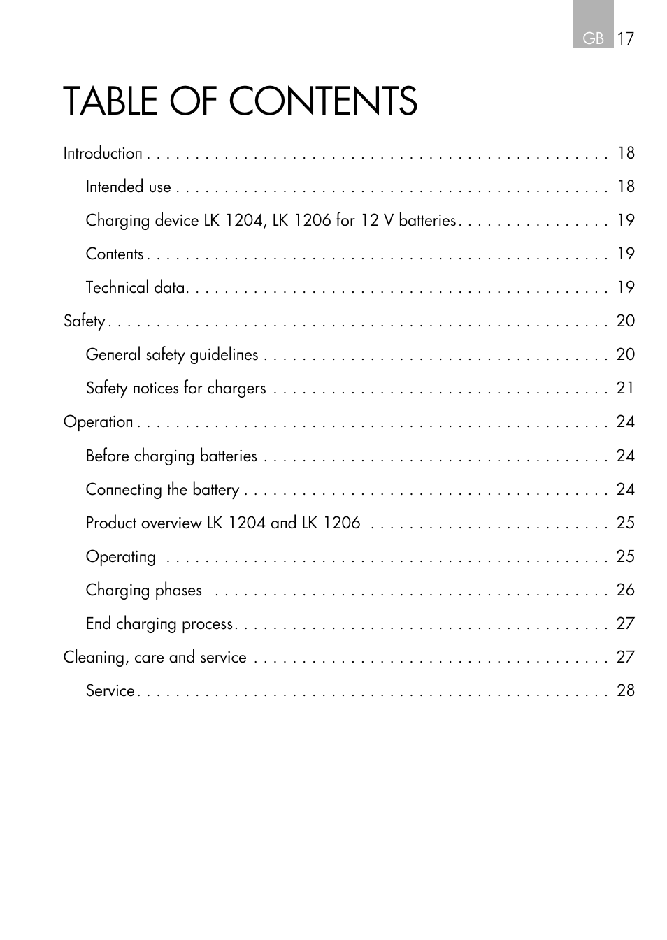 AEG Charger LK 1204 User Manual | Page 17 / 88