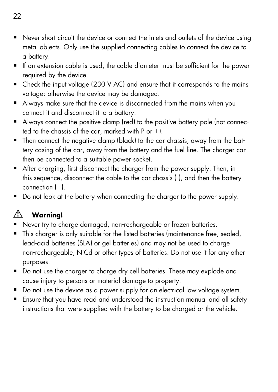 AEG Charger LK 1204 User Manual | Page 22 / 88