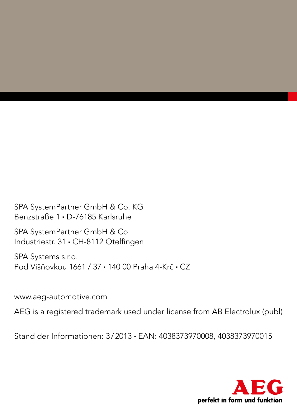 AEG Charger LK 1204 User Manual | Page 88 / 88
