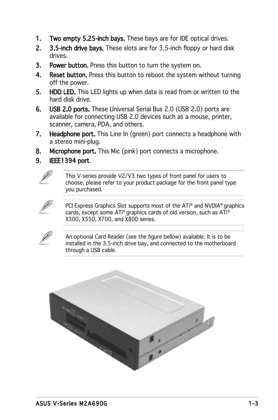 Asus M2A690G User Manual | Page 13 / 108