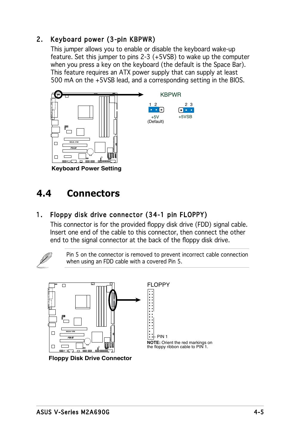 4 connectors | Asus M2A690G User Manual | Page 60 / 108