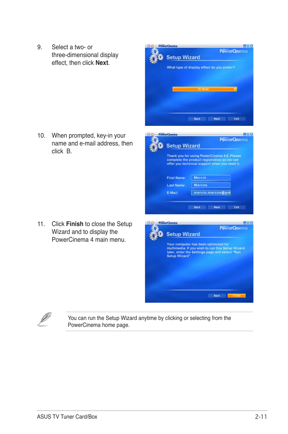 Asus My Cinema Series User Manual | Page 33 / 66