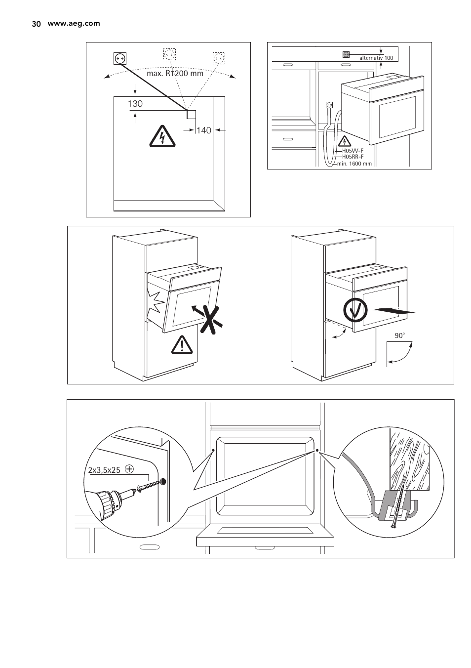 AEG BE2003021M User Manual | Page 30 / 36