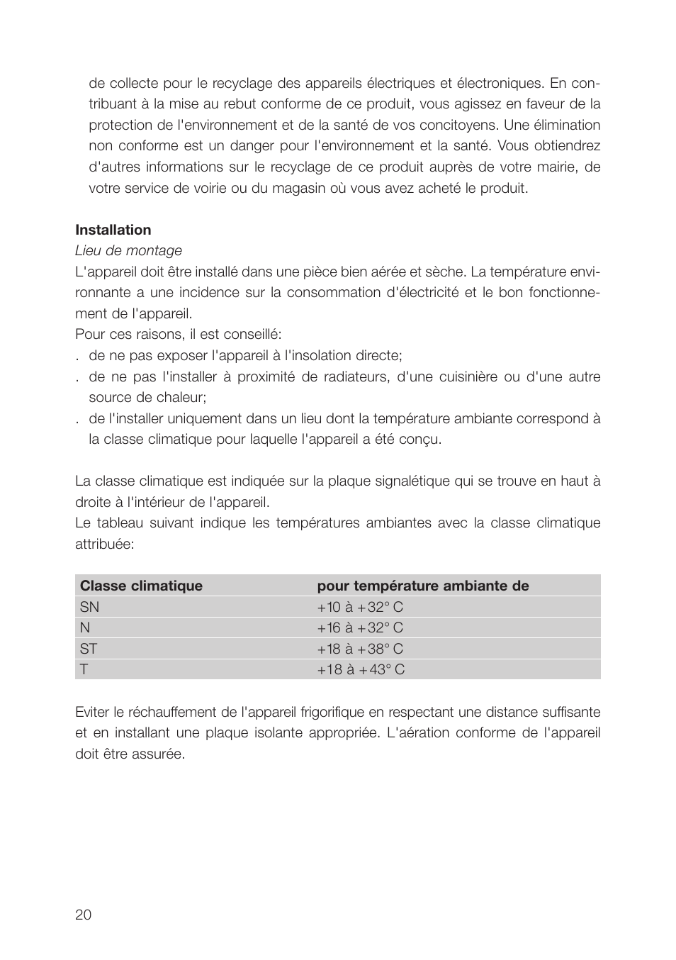 AEG SCT71900S0 User Manual | Page 20 / 104