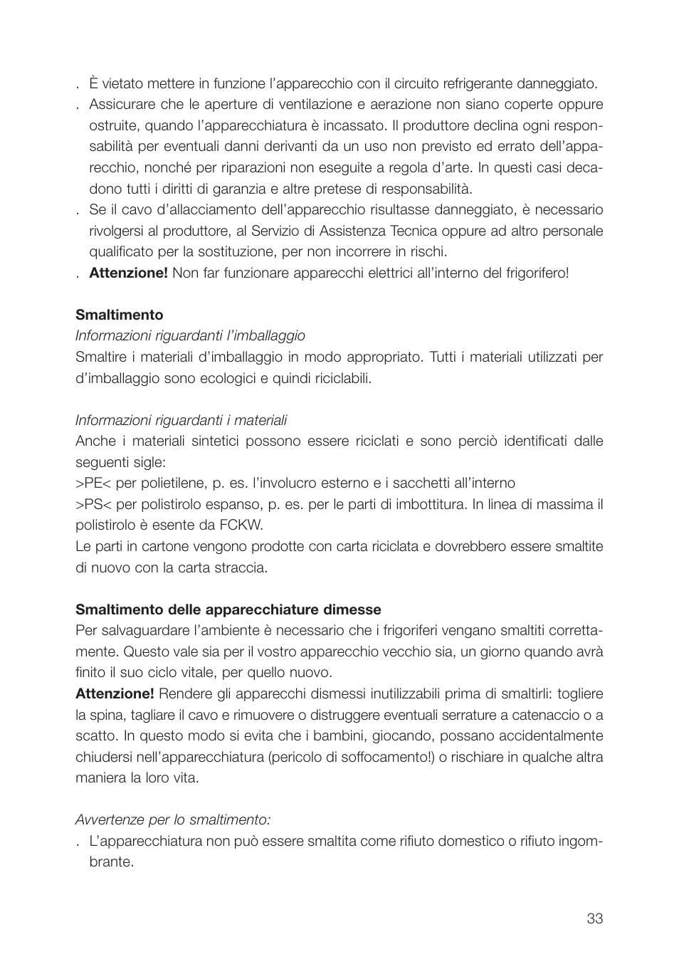 AEG SCT71900S0 User Manual | Page 33 / 104