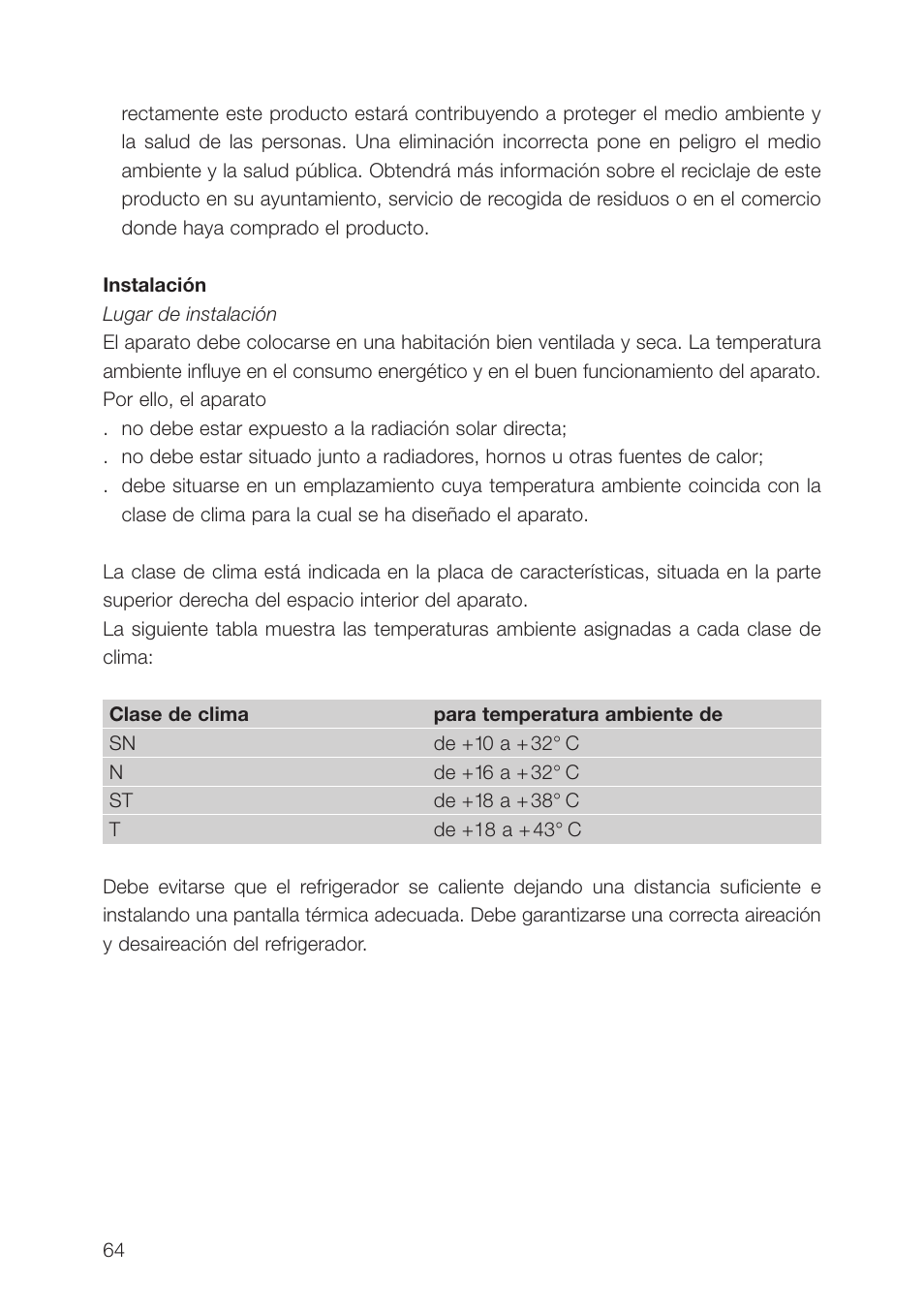 AEG SCT71900S0 User Manual | Page 64 / 104