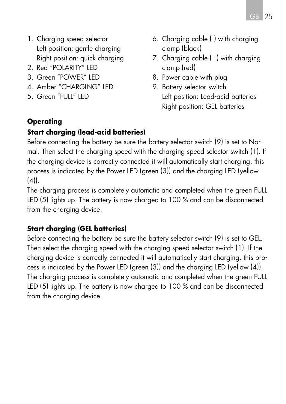 AEG Automatic Charger AG 1208 User Manual | Page 25 / 88