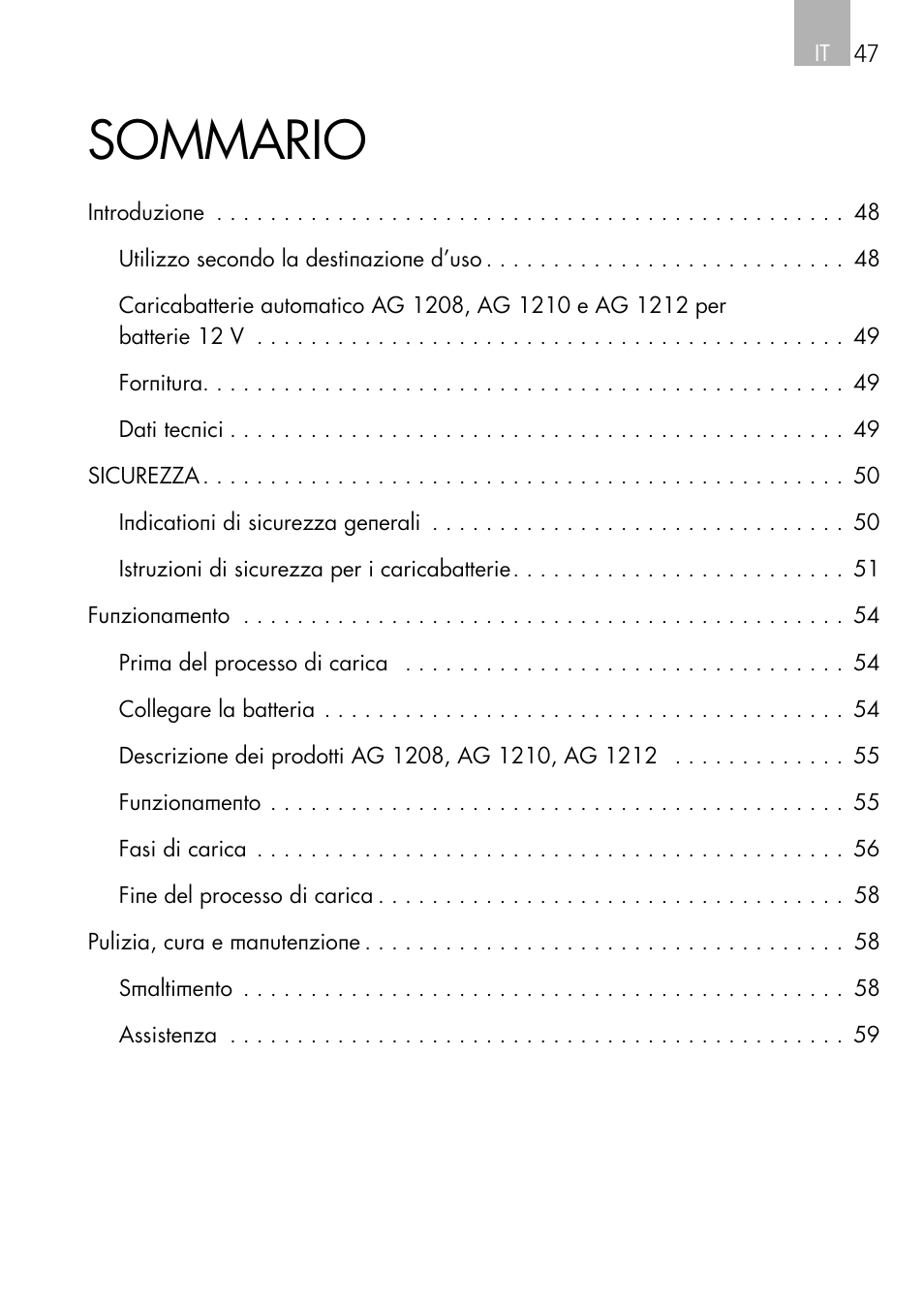 AEG Automatic Charger AG 1208 User Manual | Page 47 / 88