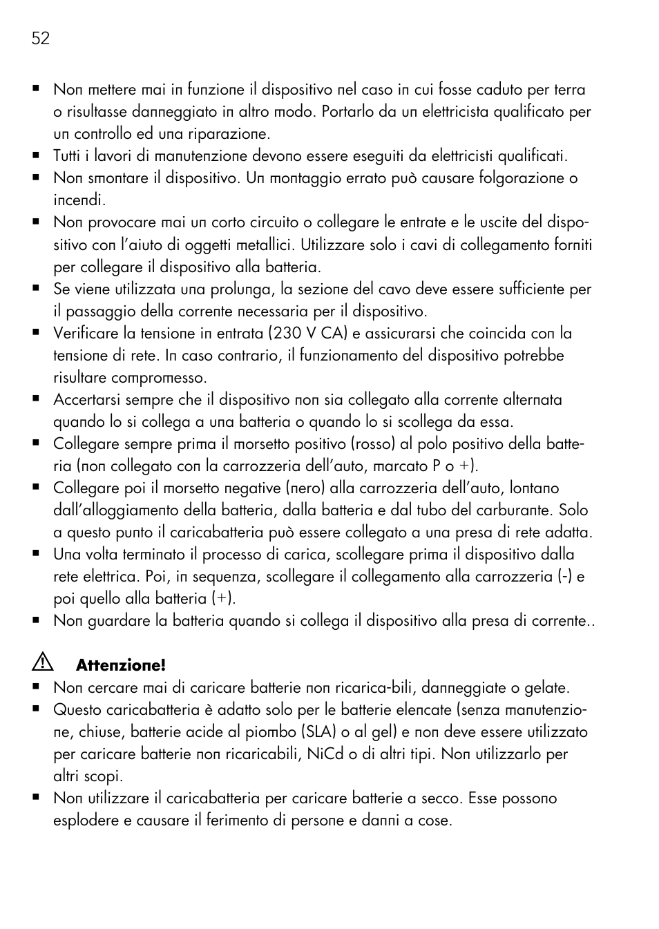 AEG Automatic Charger AG 1208 User Manual | Page 52 / 88