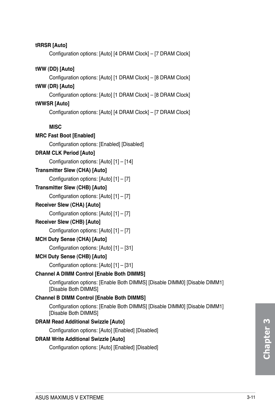 Chapter 3 | Asus MAXIMUS V E7627 User Manual | Page 107 / 246