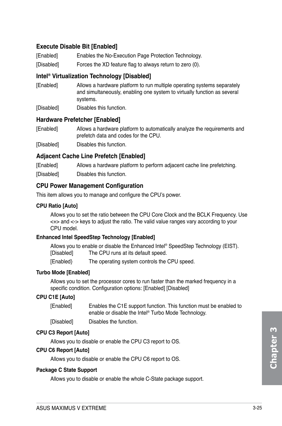 Chapter 3 | Asus MAXIMUS V E7627 User Manual | Page 121 / 246