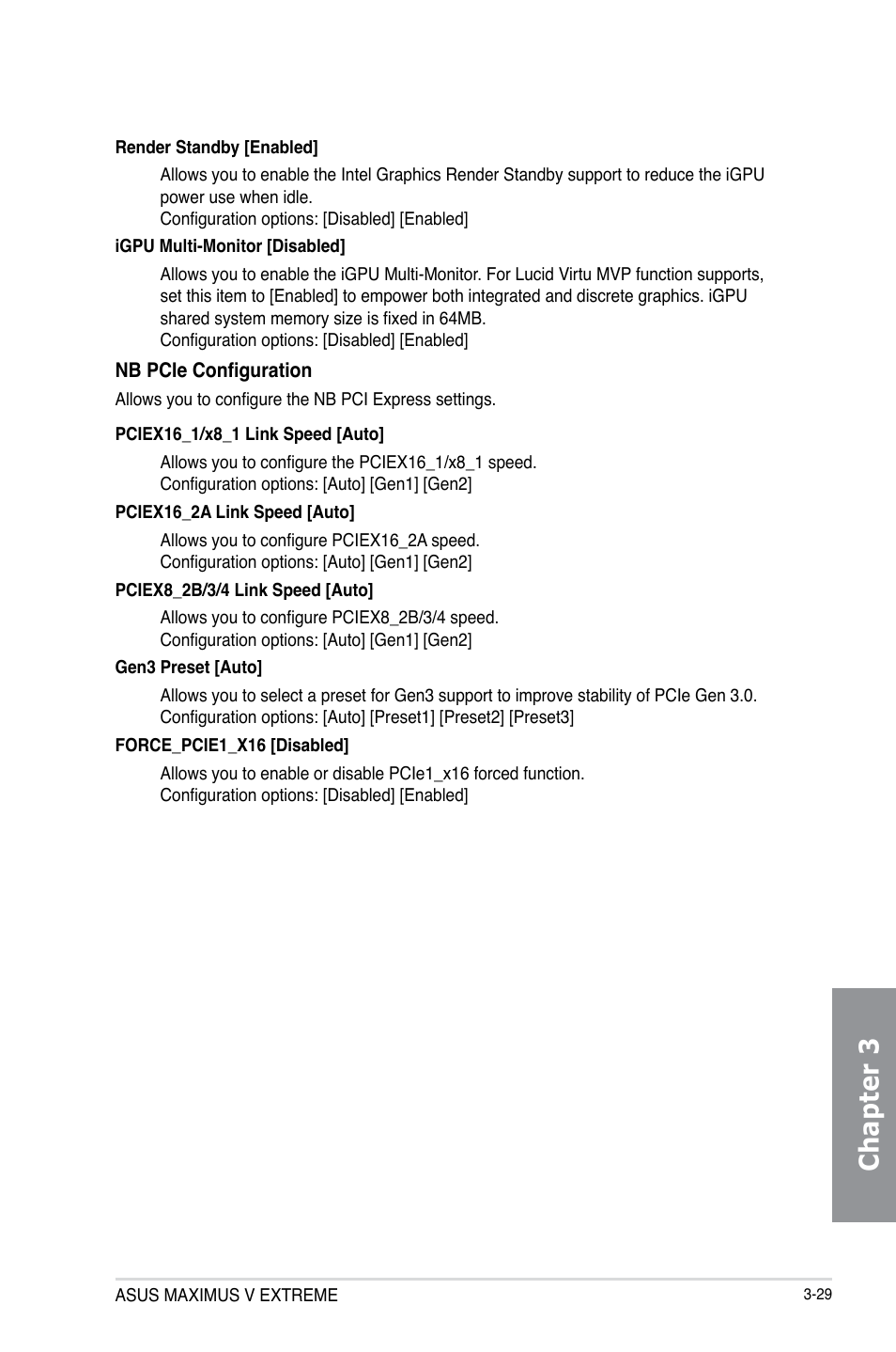 Chapter 3 | Asus MAXIMUS V E7627 User Manual | Page 125 / 246