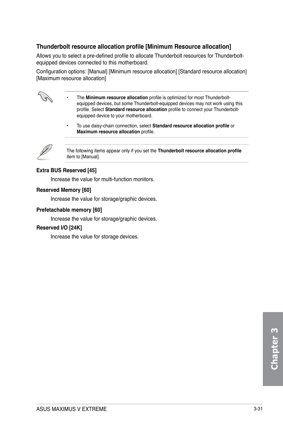 Chapter 3 | Asus MAXIMUS V E7627 User Manual | Page 127 / 246
