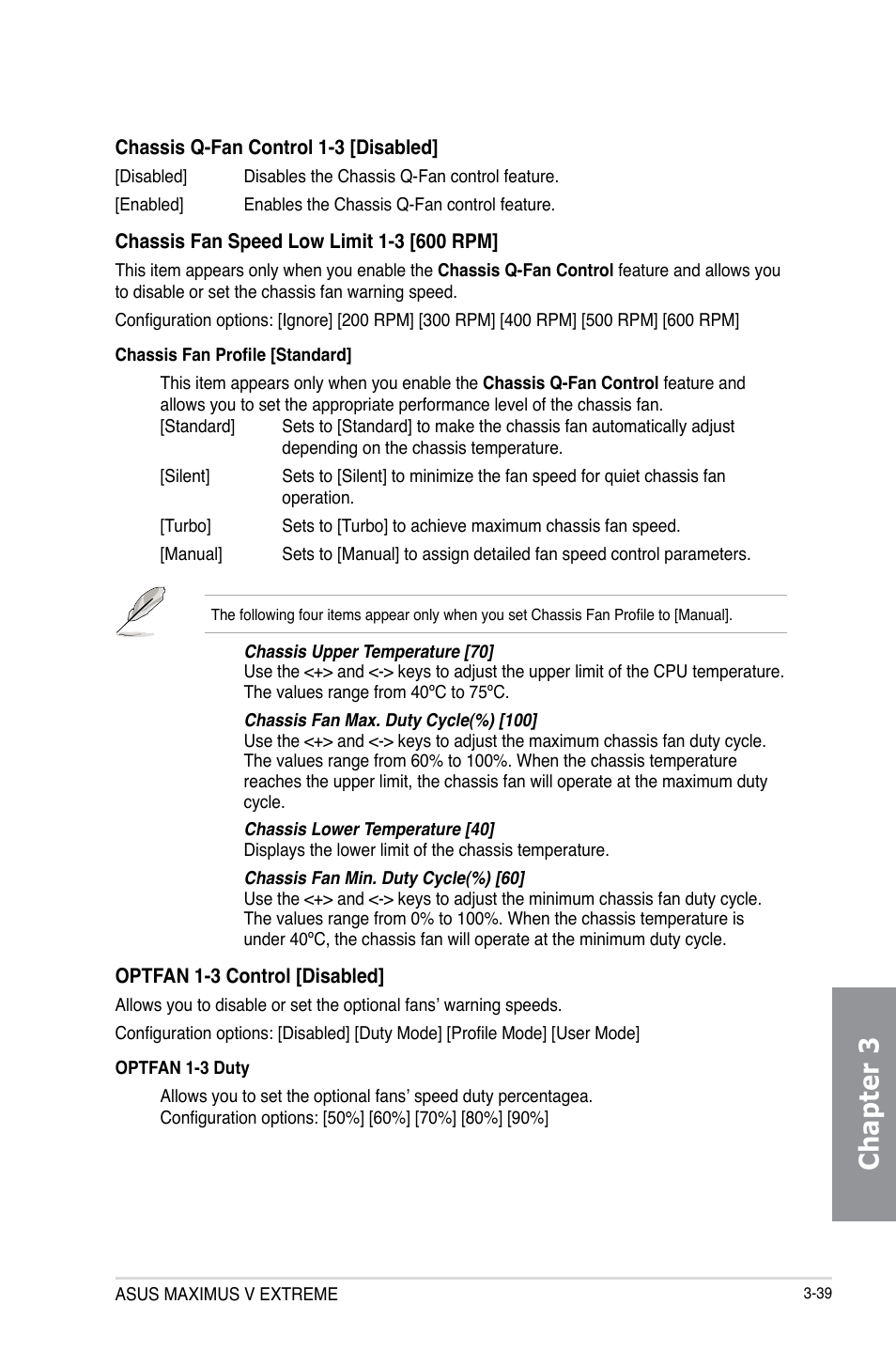Chapter 3 | Asus MAXIMUS V E7627 User Manual | Page 135 / 246