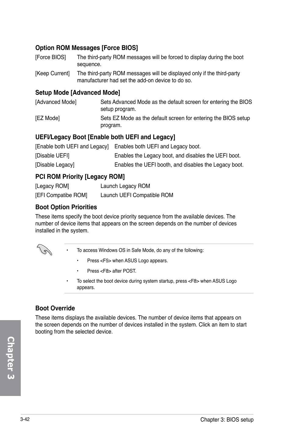 Chapter 3 | Asus MAXIMUS V E7627 User Manual | Page 138 / 246