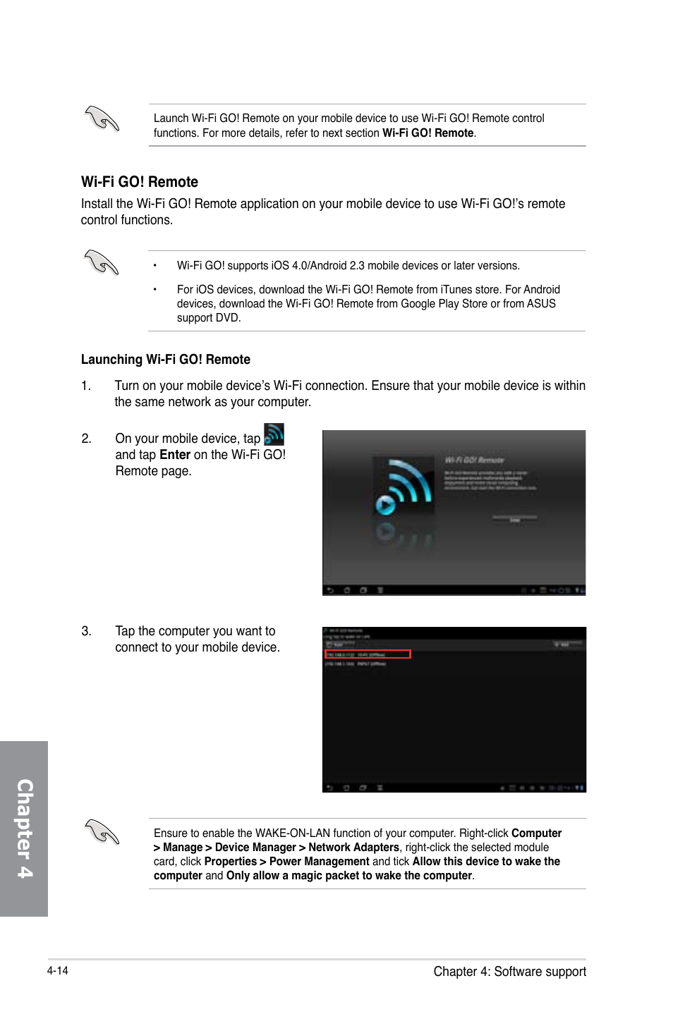 Chapter 4 | Asus MAXIMUS V E7627 User Manual | Page 164 / 246