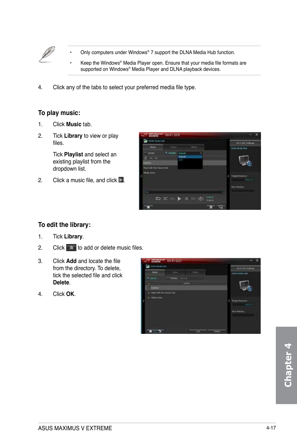 Chapter 4 | Asus MAXIMUS V E7627 User Manual | Page 167 / 246