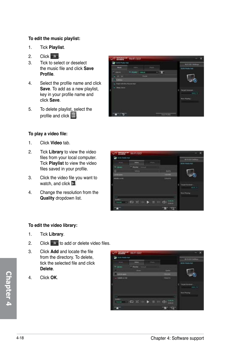 Chapter 4 | Asus MAXIMUS V E7627 User Manual | Page 168 / 246