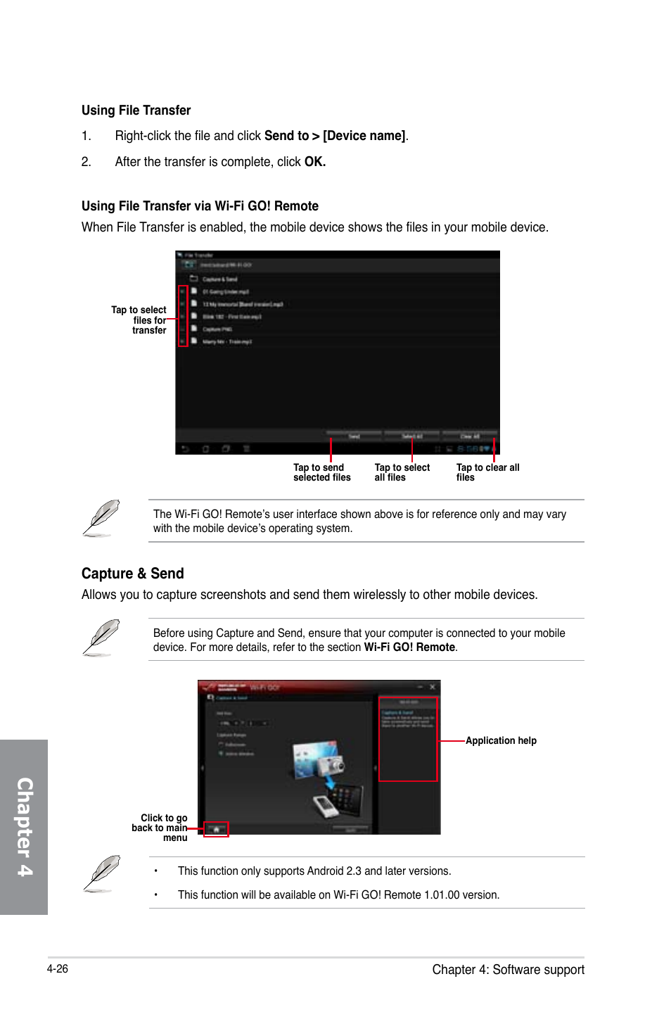 Chapter 4, Capture & send | Asus MAXIMUS V E7627 User Manual | Page 176 / 246