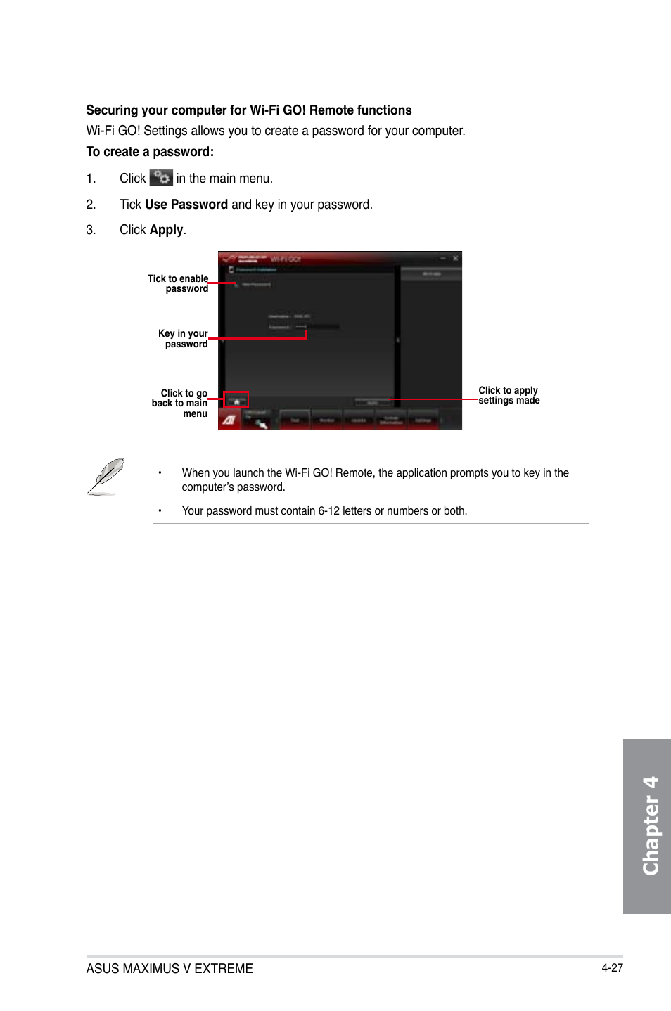 Chapter 4 | Asus MAXIMUS V E7627 User Manual | Page 177 / 246