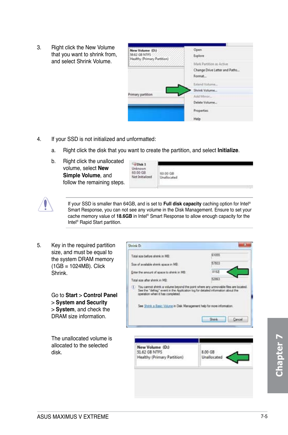 Chapter 7 | Asus MAXIMUS V E7627 User Manual | Page 231 / 246