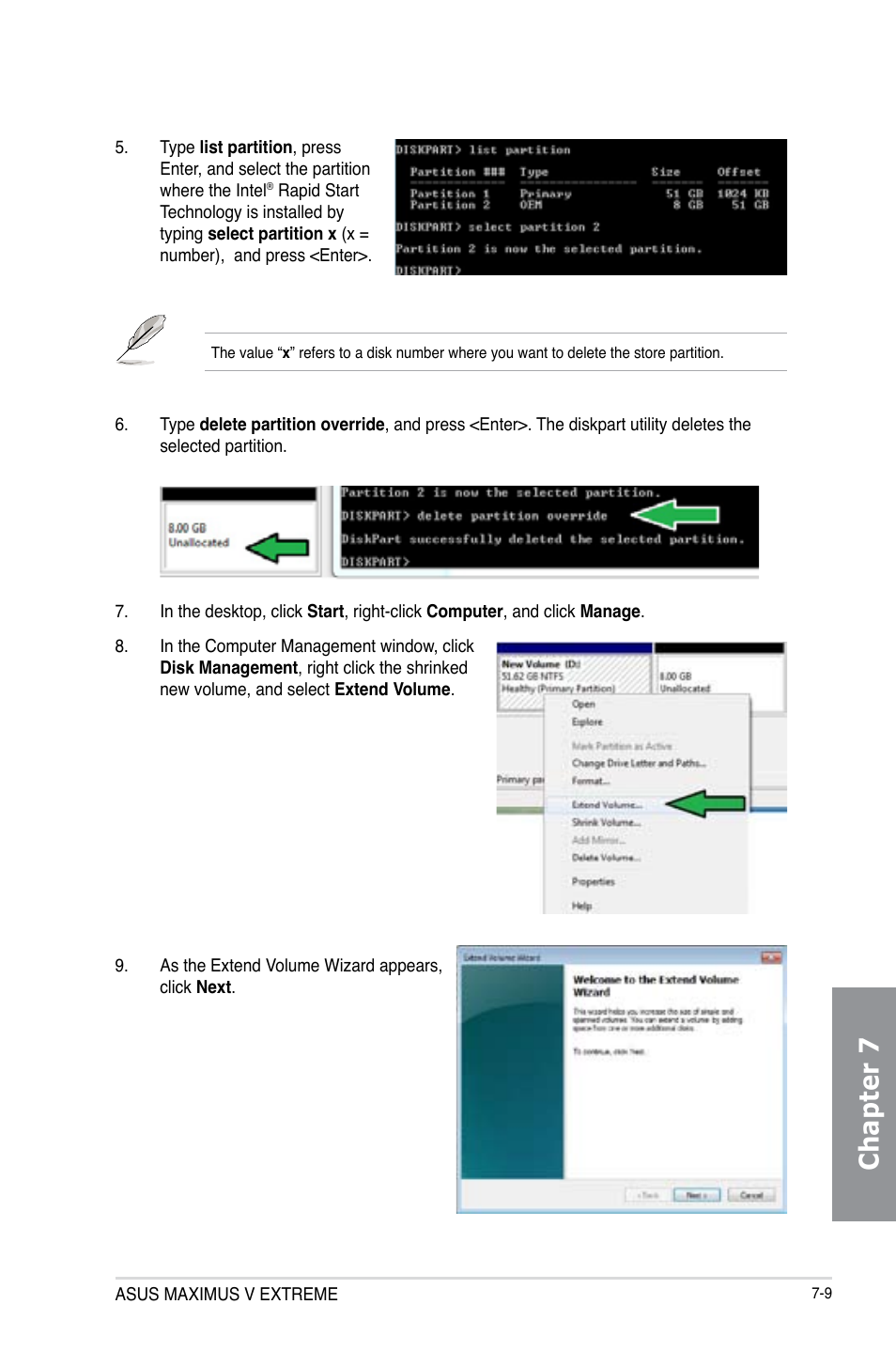 Chapter 7 | Asus MAXIMUS V E7627 User Manual | Page 235 / 246