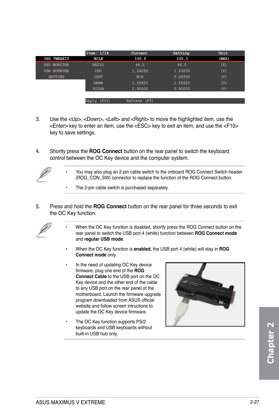Chapter 2 | Asus MAXIMUS V E7627 User Manual | Page 95 / 246